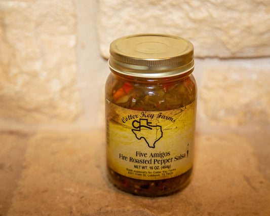 Five Amigos Fire roasted Pepper Salsa