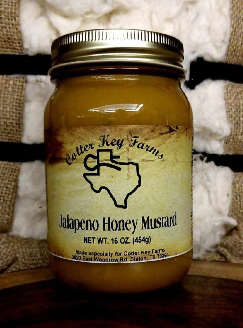 Cotter Key Farms, Lubbock, Texas, Out West Mercantile, Pecan Ridge, Slaton, Texas, Bakery, Gift Shop, Salsas, Sauces, Jams, Gift Items, Near Lubbock, Jalepeno honey mustard